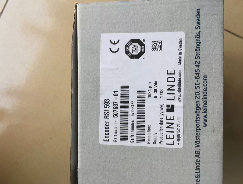Neu LEINE&LINDE ENCODER RSI593 507687-01 1024PPR